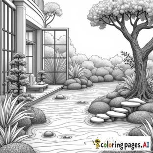 "BspoiledScrubs" offers an exciting opportunity to explore a wide range of luxurious, self-care, and relaxation-themed designs. Let's brainstorm some ideas for the other pages to create a cohesive and engaging book that encourages creativity and provides a soothing coloring experience. Here are some concepts for the additional pages:  Zen Garden Scene - A peaceful Zen garden with detailed patterns in the sand, stepping stones, bonsai trees, and a small, tranquil pond. Gourmet Kitchen for Making Spa Cuisine - An intricate kitchen setup with healthy foods, herbs, and kitchenware designed to create spa cuisine. Yoga and Meditation Space - A serene yoga studio with mats, blocks, and a peaceful outdoor view through large windows. Cozy Reading Nook - A snug corner with overstuffed chairs, a bookshelf filled with books, and a small table with a tea set. Botanical Garden Walk - A path through a lush botanical garden, with a variety of plants, flowers, and trees to color. Artisanal Soap and Candle Workshop - A craft table with tools and materials for making handmade soaps and candles, detailed with textures and patterns. Luxury Fashion Closet - An opulent walk-in closet with an assortment of high-end clothing, shoes, and accessories. Aromatic Herb Garden - A garden scene filled with aromatic herbs, flowers, and a quaint garden bench. Home Spa Bathroom - Another luxurious bathroom scene with different spa elements, like a steam shower and a variety of bath bombs. Jewelry Making Table - A creative space with beads, wires, and tools for making intricate jewelry. Gourmet Tea and Coffee Bar - A cozy corner with a selection of teas, coffee, and a barista station. Outdoor Meditation Retreat - A secluded outdoor area with a meditation circle, surrounded by nature. Luxury Resort Poolside - A resort-style pool scene with loungers, umbrellas, and a swim-up bar. Creative Writing Desk - An inspirational writing space with an old-fashioned typewriter, notebooks, and a window view. Elegant Perfumery Lab - A workspace for blending custom perfumes, with bottles, droppers, and flowers. Vintage Vinyl Listening Room - A room dedicated to music, with a record player, headphones, and a collection of vinyl records. Art Studio for Pottery and Painting - A space with a pottery wheel, kiln, canvases, and painting supplies. Fashion Design Studio - A designer’s studio with mannequins, fabric swatches, and sketchbooks. Modern Home Office - A minimalist home office with a sleek desk, ergonomic chair, and tech gadgets. Rooftop Terrace at Sunset - A rooftop scene with comfortable seating, plants, and a view of the sunset. Luxury Train Car Interior - An opulent train car with plush seating and picturesque windows. Seaside Hammock Scene - A relaxing beach scene with a hammock strung between palm trees. Mountain Cabin Fireplace - A cozy cabin interior with a roaring fireplace and comfortable furnishings. Scenic Hiking Trail - A detailed hiking path through the mountains or forest, with nature all around.