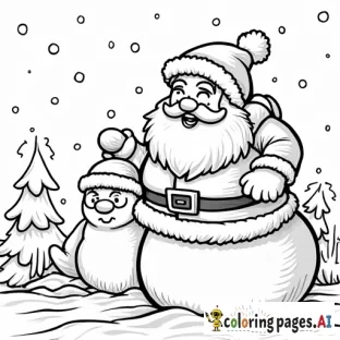 christmas colring page