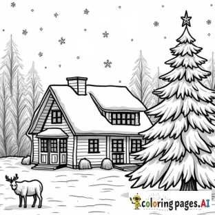 Christmas scene detailed without watermark