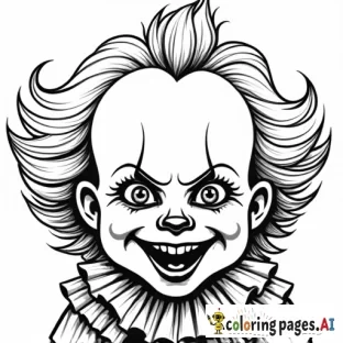 chucky face before and after