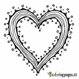 Coloring page using quote: Strong hearts and muscles make Valentine’s Day extra sweet!