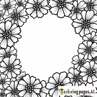 coloring page with exactly 365 spaces to color