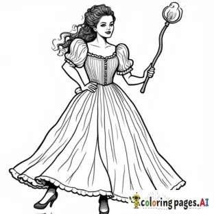 create a black and white coloring page and include a collage of famous broadway plays