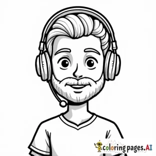 create an avatar for customer support as man