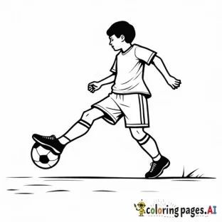 Create an image of a kids soccer game with Hudl