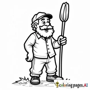 create an image of cartoon fidel castro please