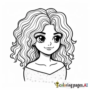 Curly hair princesss