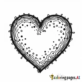 detailed heart for kids