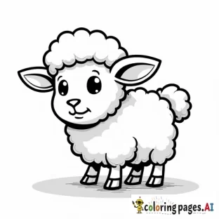 drawing of sheep