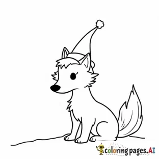 Elf on the shelf arctic fox