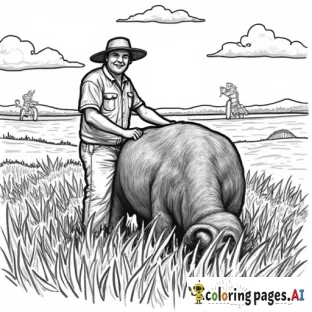 Farmers helping the community