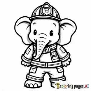 firefighter elephant