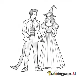 Fiyero elphaba and Glinda