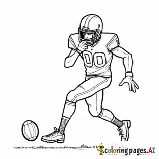 Football coloring pages