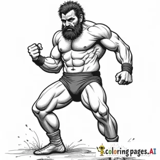 frank frazetta wrestlers