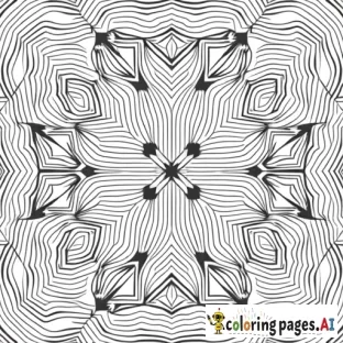 geometric patterns for adult coloring book