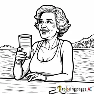 grandma drunk at the yacht club