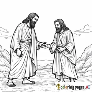 JESUS RAISING LAZARUS FROM THE DEAD