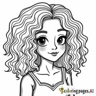 Curly hair princesss