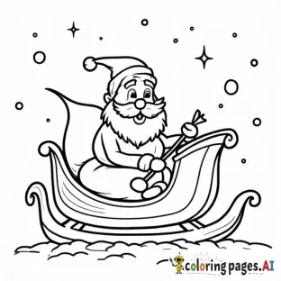 kids Christmas coloring book