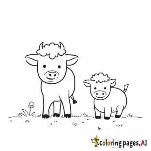 kids feedings calves bottle