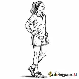 Latina women's professional soccer coach with suit on