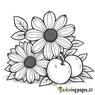 Lots of Flowers and fruits