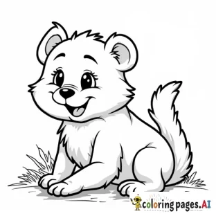 Một ngôi nhà bth - Free Printable Coloring Page