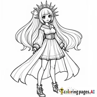 make a color sheet of kuromi