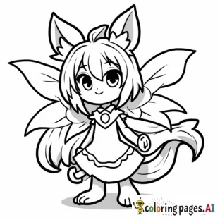 make a color sheet of kuromi