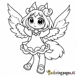 make a new color sheet of kuromi