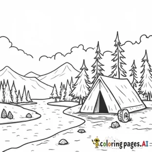 make the title Galena Creek Exploration Camp. make title big. add www.galenacreekvisitorcenter.org at bottom of page, make sure spelling is the same.