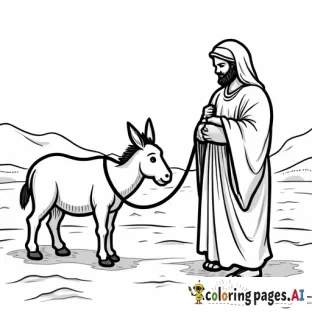 mary and joseph travelling to bethlehem, mary on a donkey, mary should be pregnantvery easy