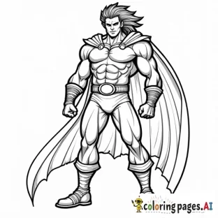 MHA allmight coloring page