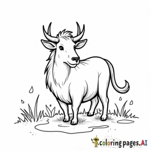 minimalistic coloring page