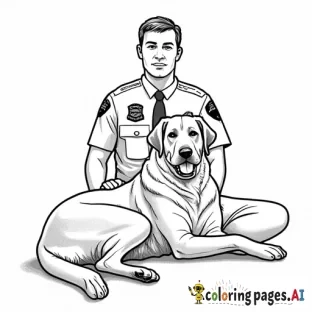 orange county Florida sheriff officer with dog