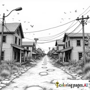 Post apocalyptic town