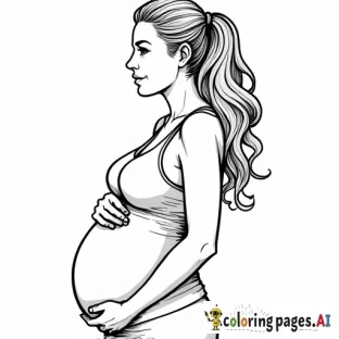 pregnant woman back