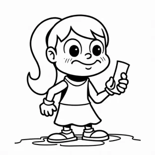 robbie gravity falls coloring page