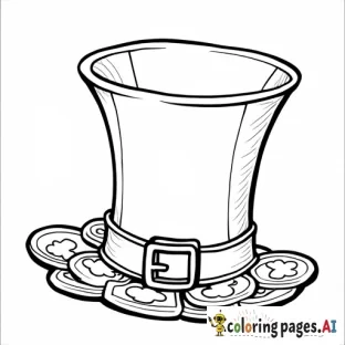 SAINT PATRICK'S DAY HAT WITH GOLD COINS