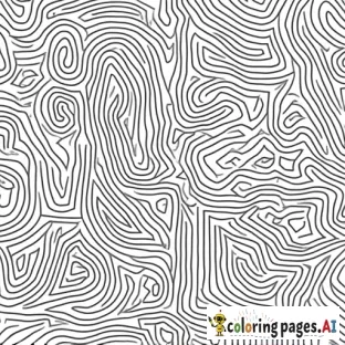 Simple pattern with bold lines for coloring pages