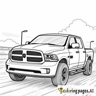 spiderman driving a dodge 1500