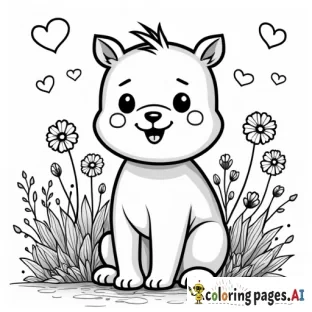 spring time fun friday coloring pages