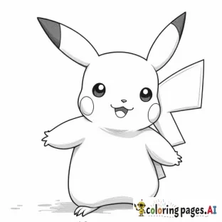 Stains glass pikachu