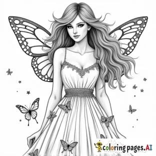 taylor swift with butterflies