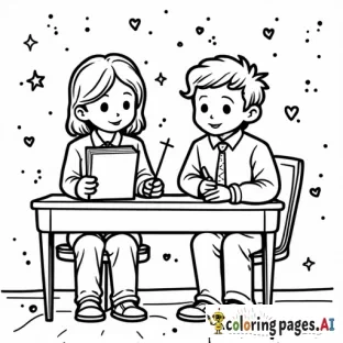 teacher birthday coloring pages