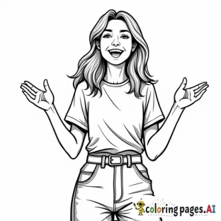 teens in shirts and pants praising