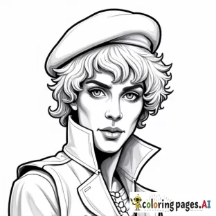 The artist formerly known A Prince wearing a A raspberry beret,the kind you find in a second hand store