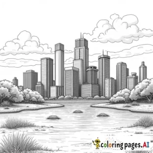 The ft. Worth skyline and things that are native to fort worth tx