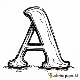 the letter A